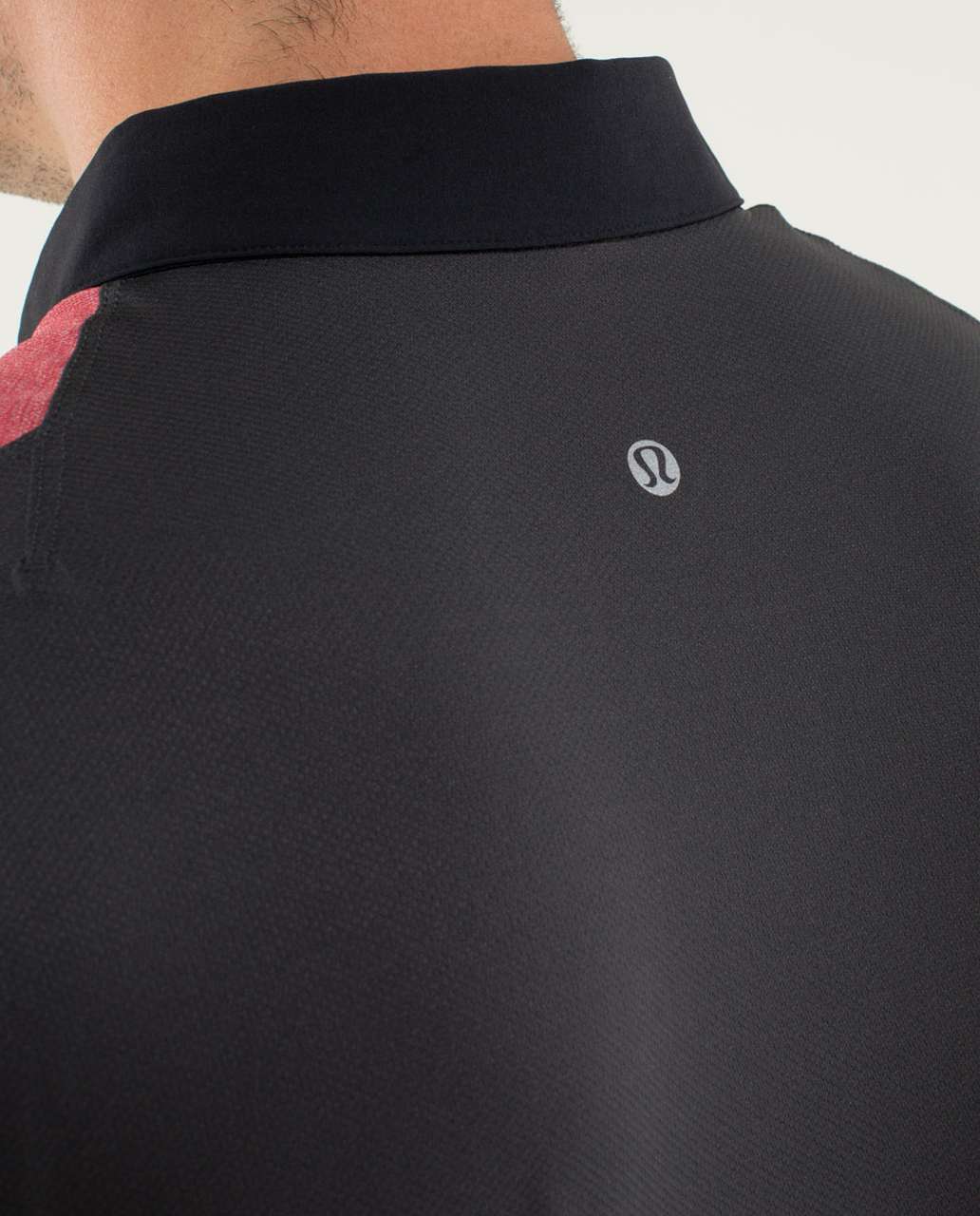 Lululemon Precision Polo - Heathered Deepest Cranberry