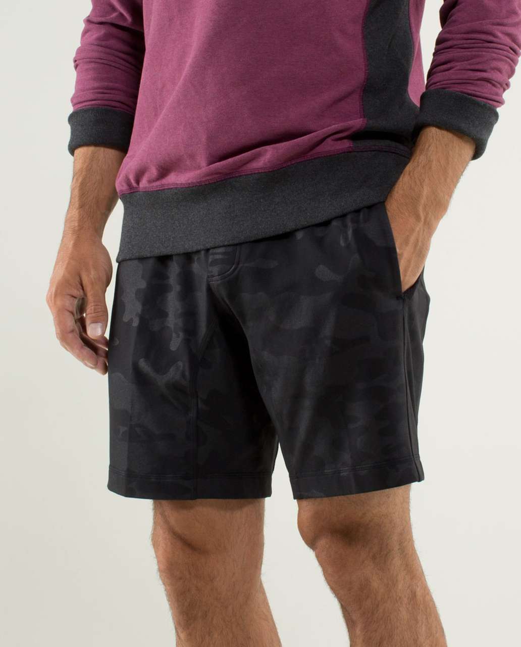 Lululemon Anti-Gravity Short - Lay Low Camo Emboss Black