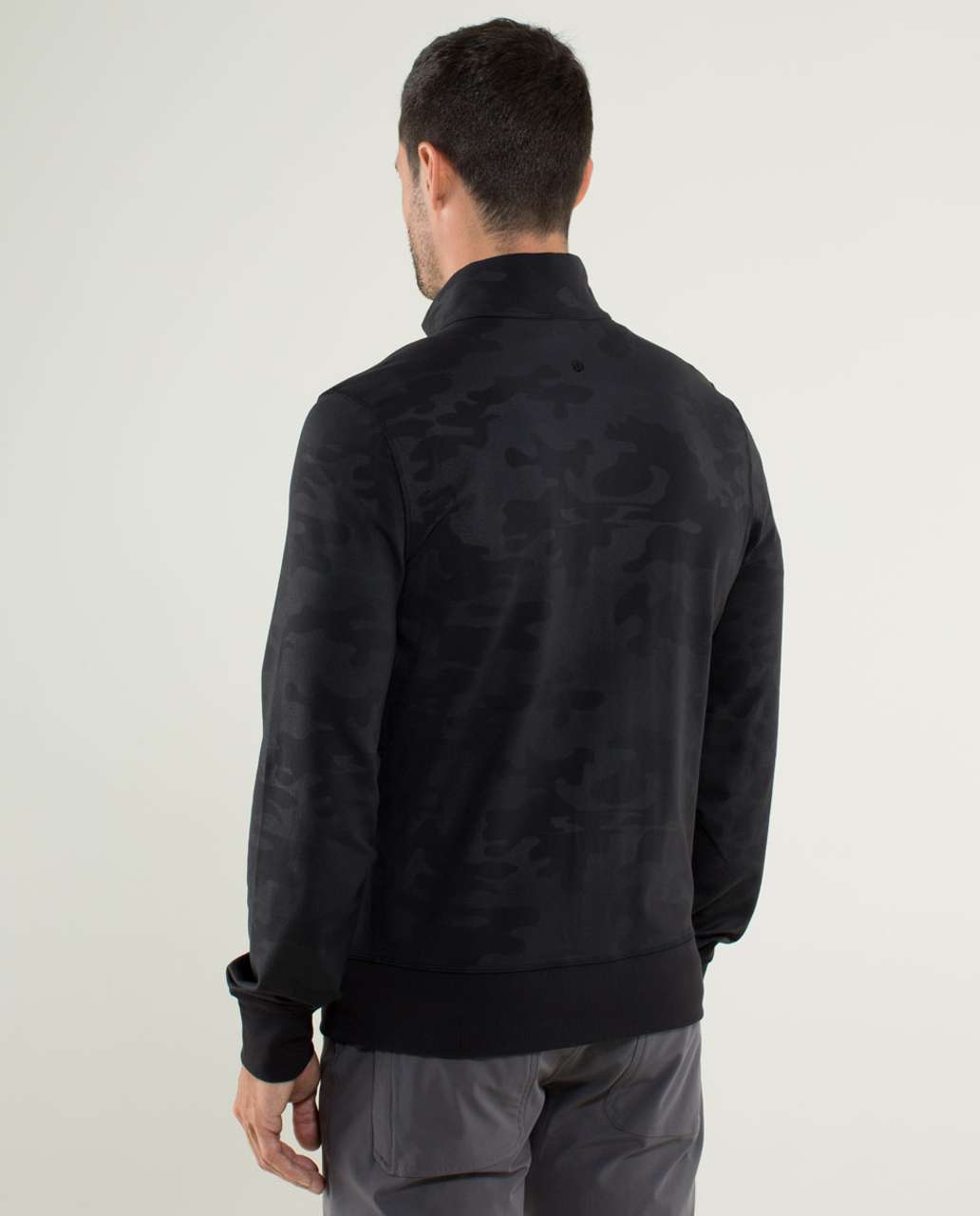 Lululemon Post Gravity Jacket - Lay Low Camo Emboss Black - lulu fanatics