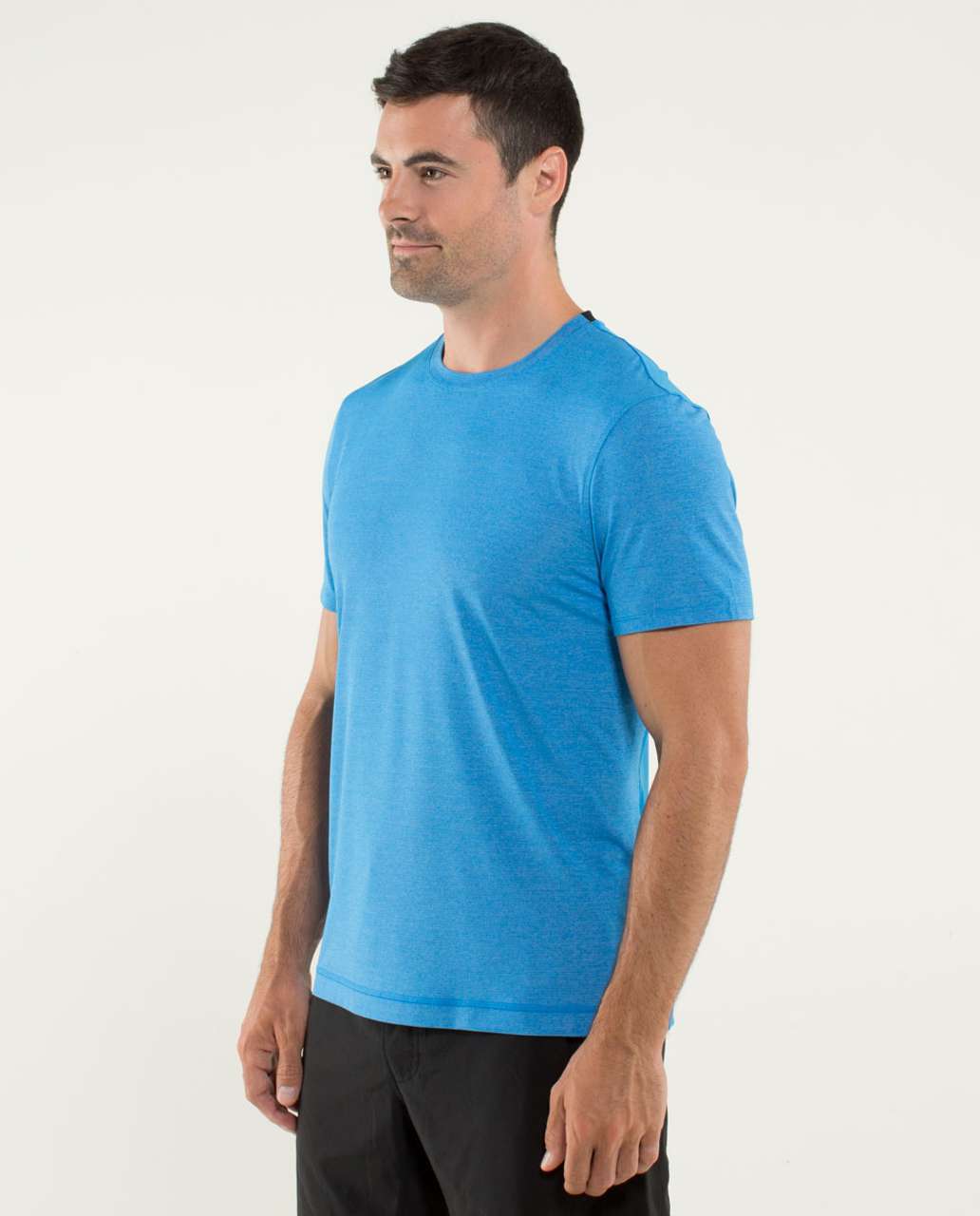 Lululemon Precision Tee - Heathered Cornflower