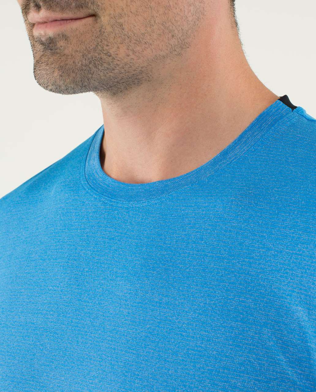 Lululemon Precision Tee - Heathered Cornflower