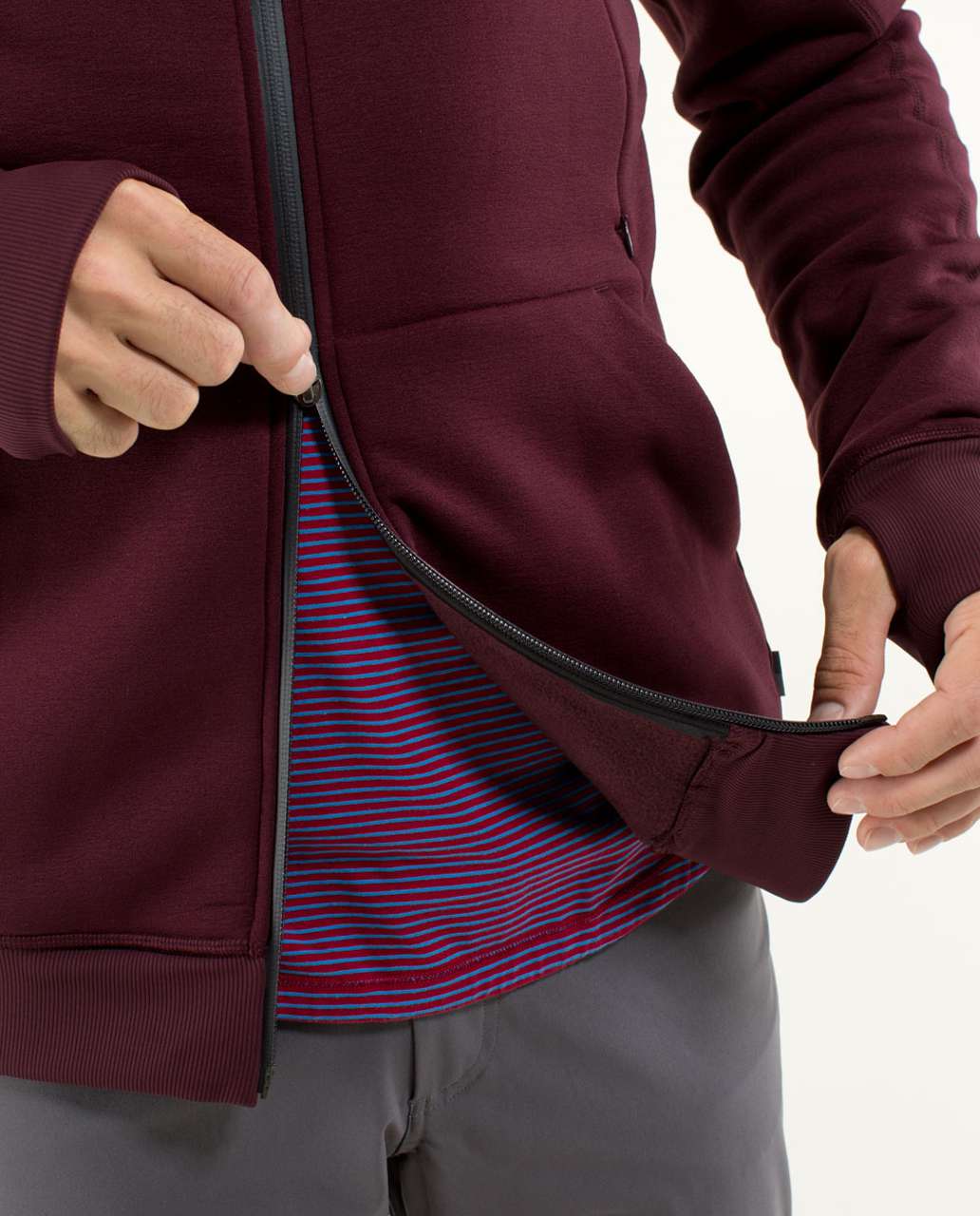 Lululemon Revolution Hoodie - Bordeaux Drama