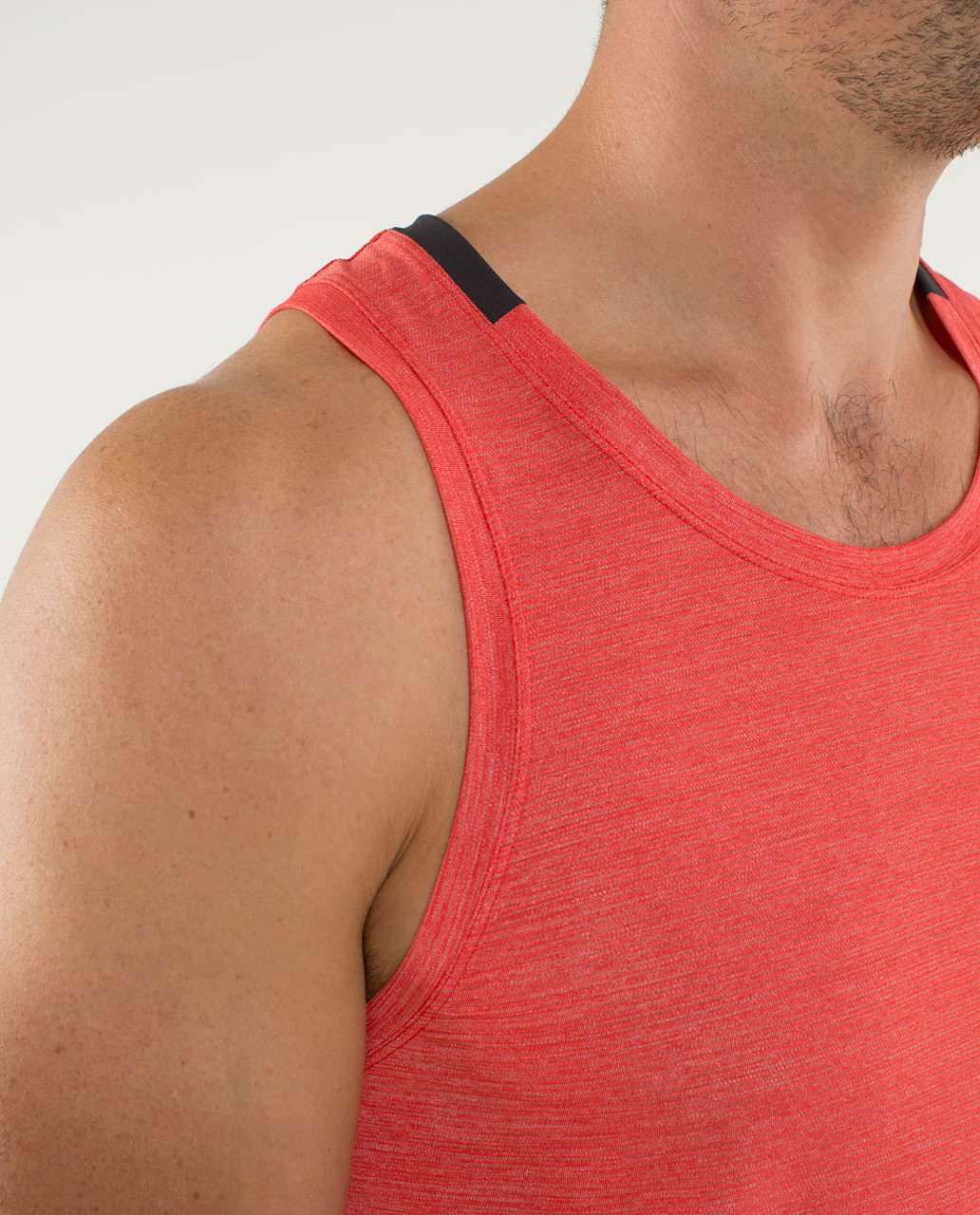 Lululemon Precision Singlet - Heathered Love Red