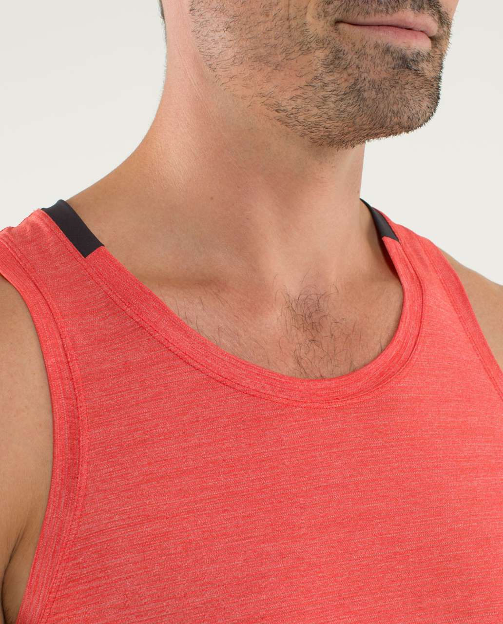 Lululemon Precision Singlet - Heathered Love Red