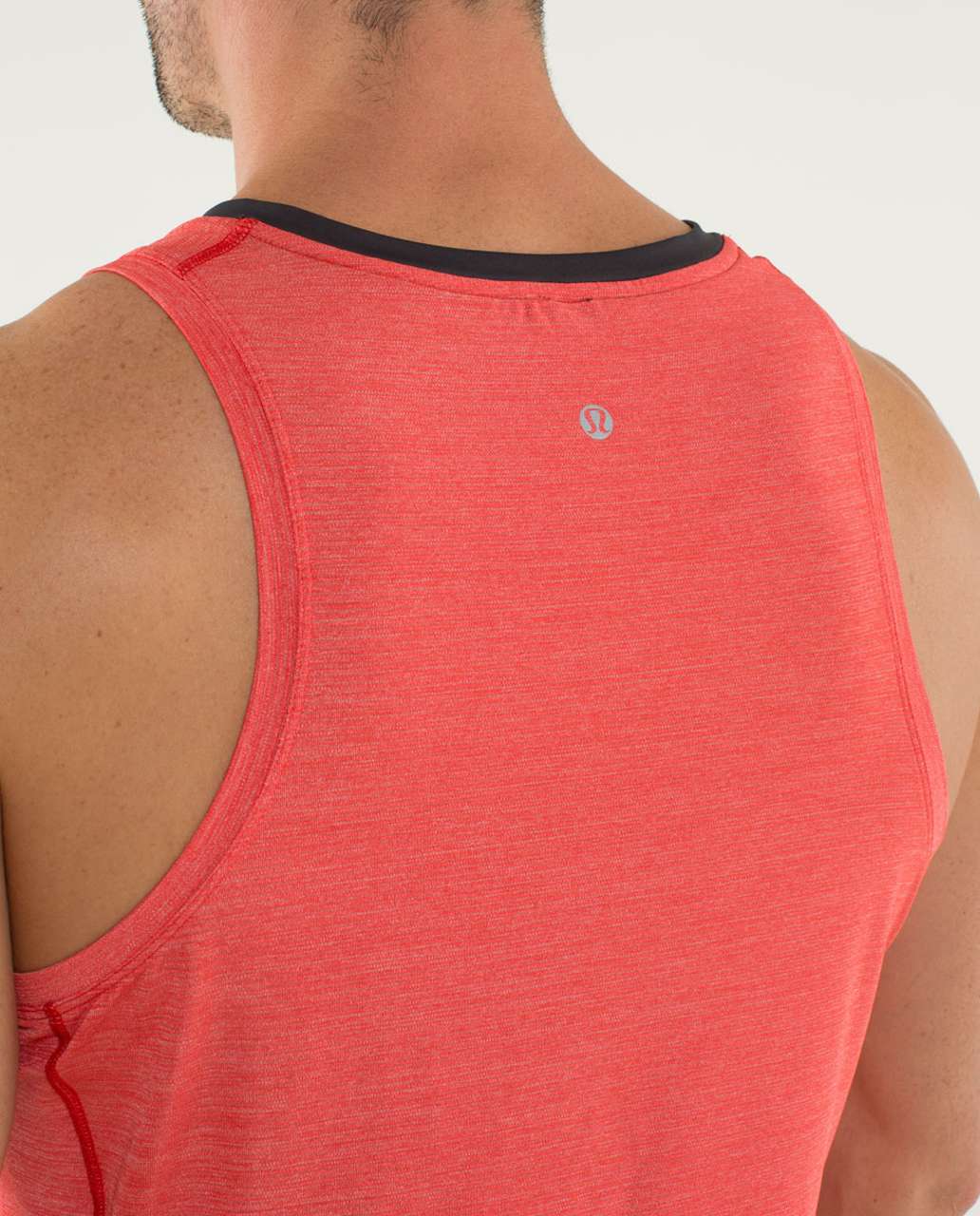 Lululemon Precision Singlet - Heathered Love Red