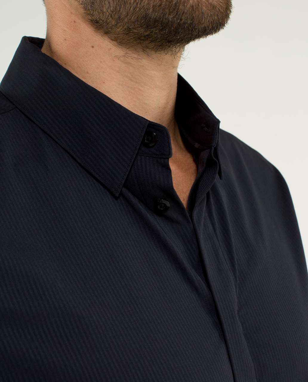 Lululemon Mission Long Sleeve Button Down - Black - lulu fanatics