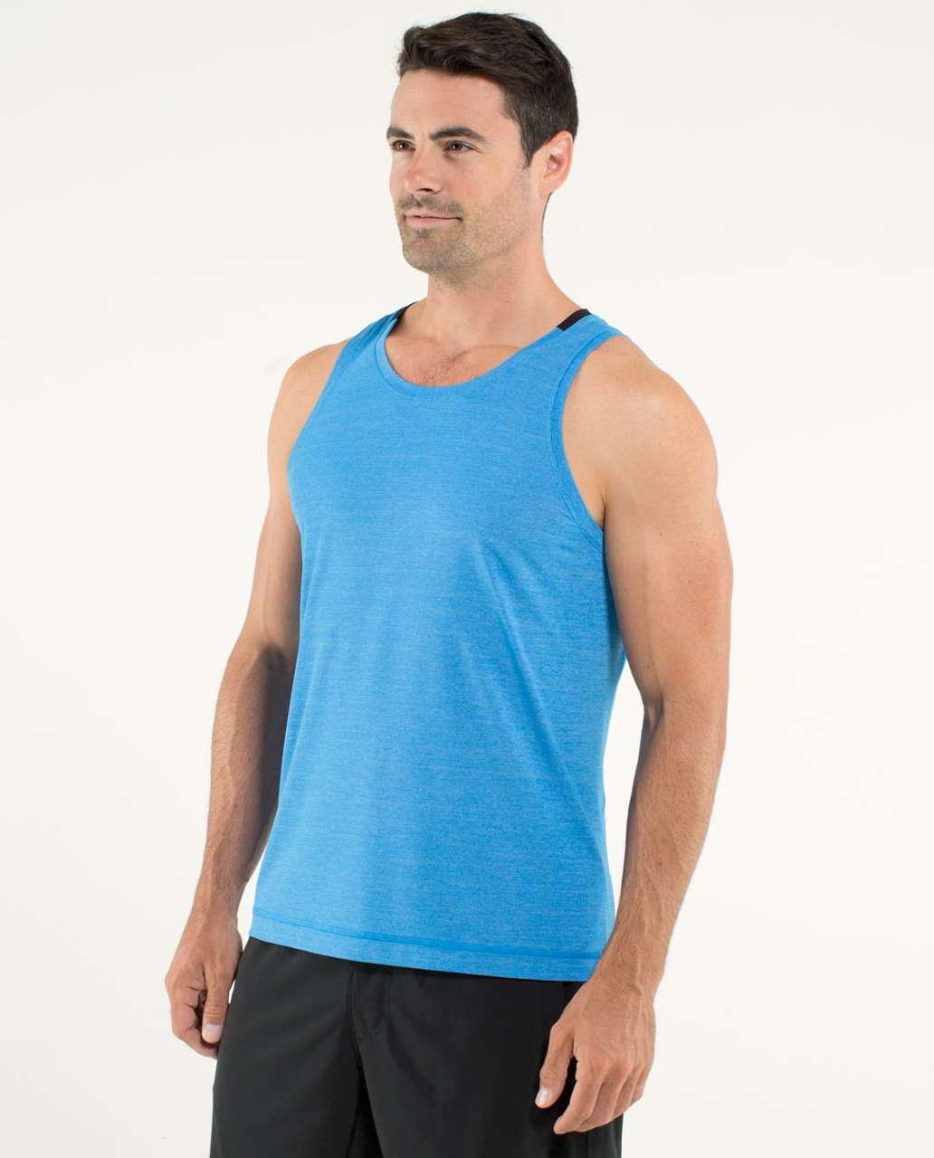 Lululemon Precision Singlet - Heathered Cornflower