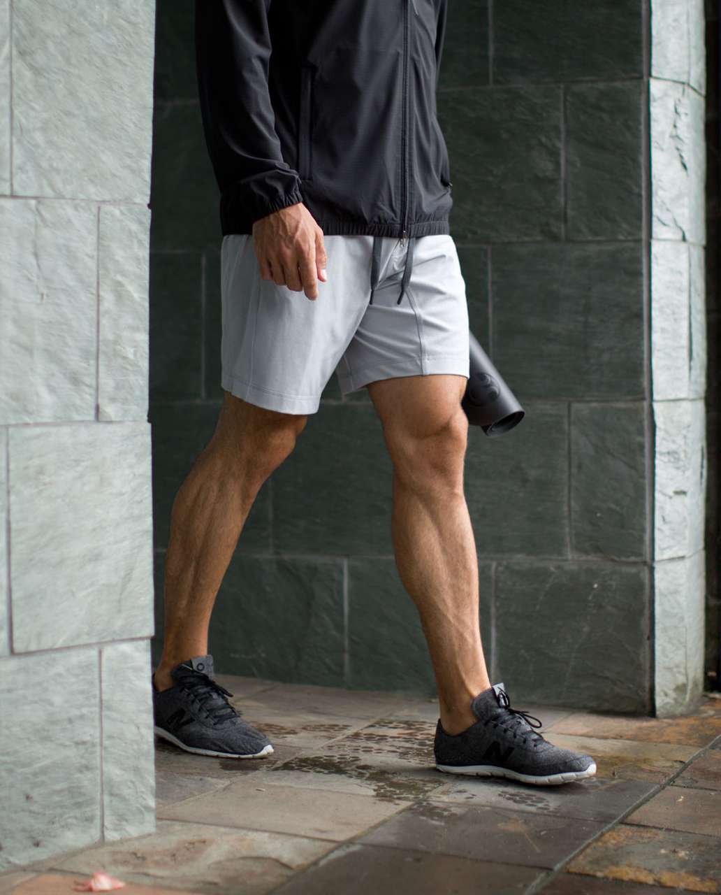 Lululemon Anti-Gravity Short - Heathered Silver Slate