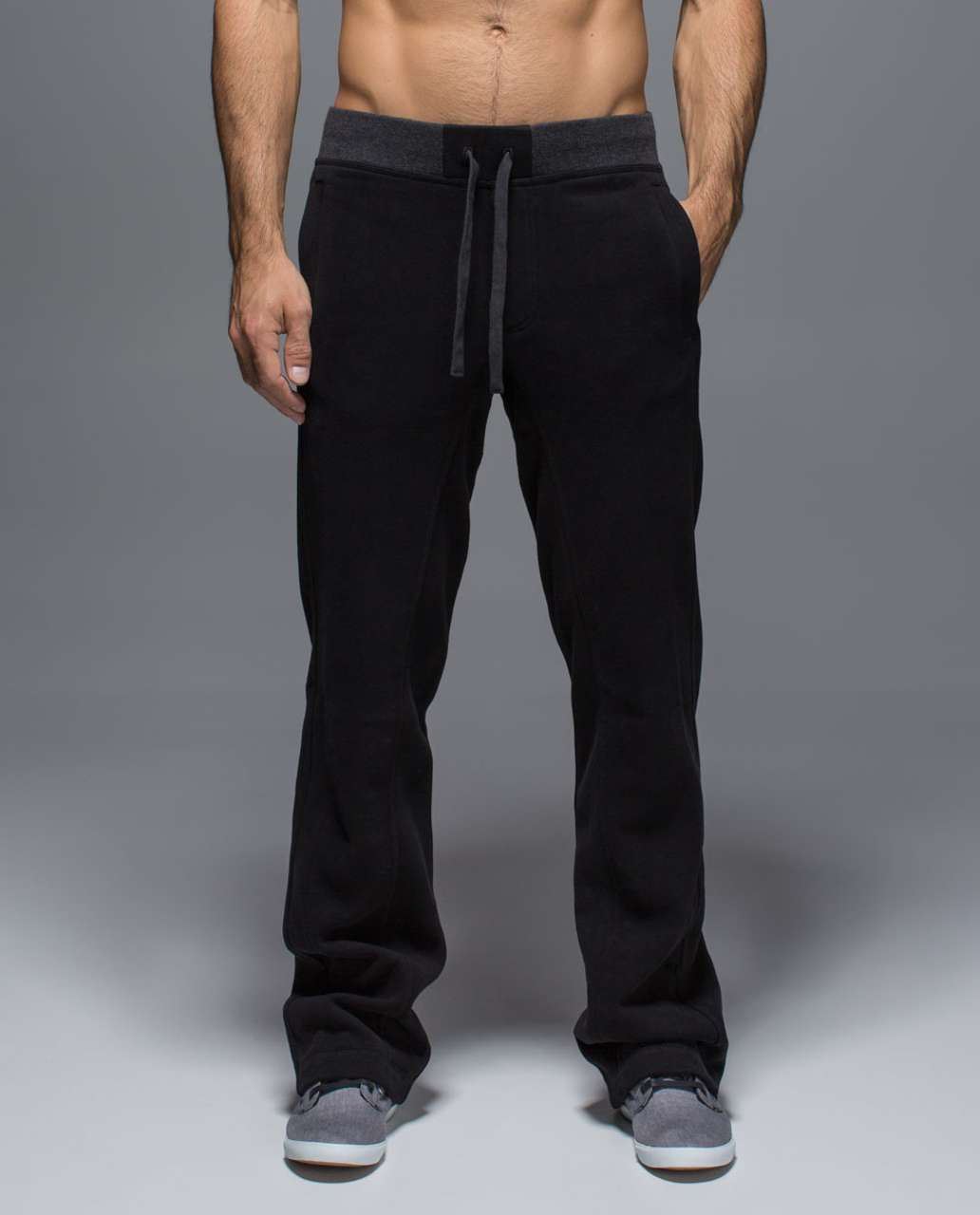 Lululemon Post Gravity Pant (Regular) - Black / Heathered Black