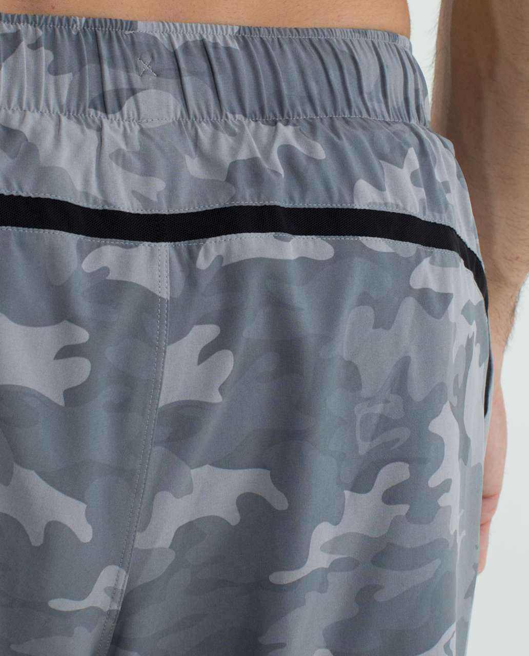 Lululemon Precise Short - Savasana Camo 20cm Ambient Grey / Ambient Grey / Black