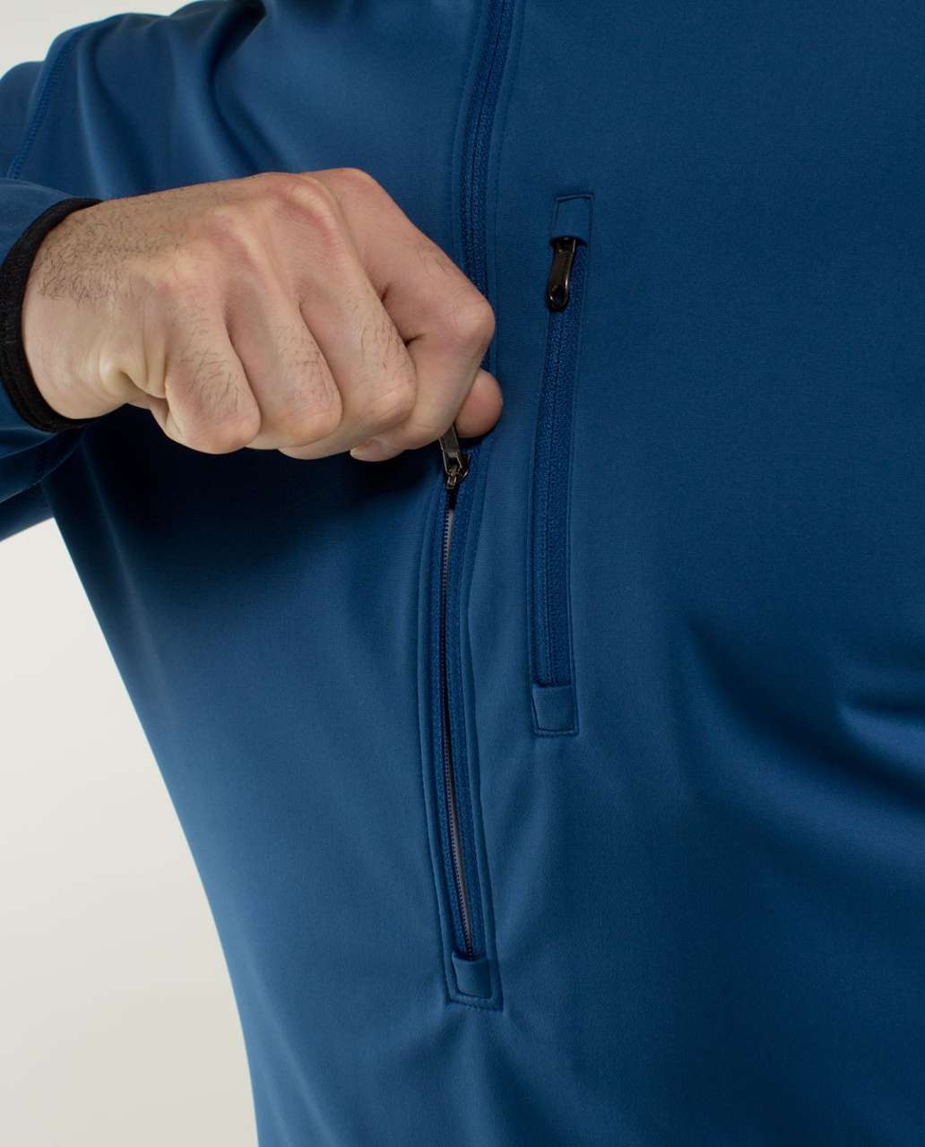 Lululemon Barricade 1/2 Zip - Rugged Blue