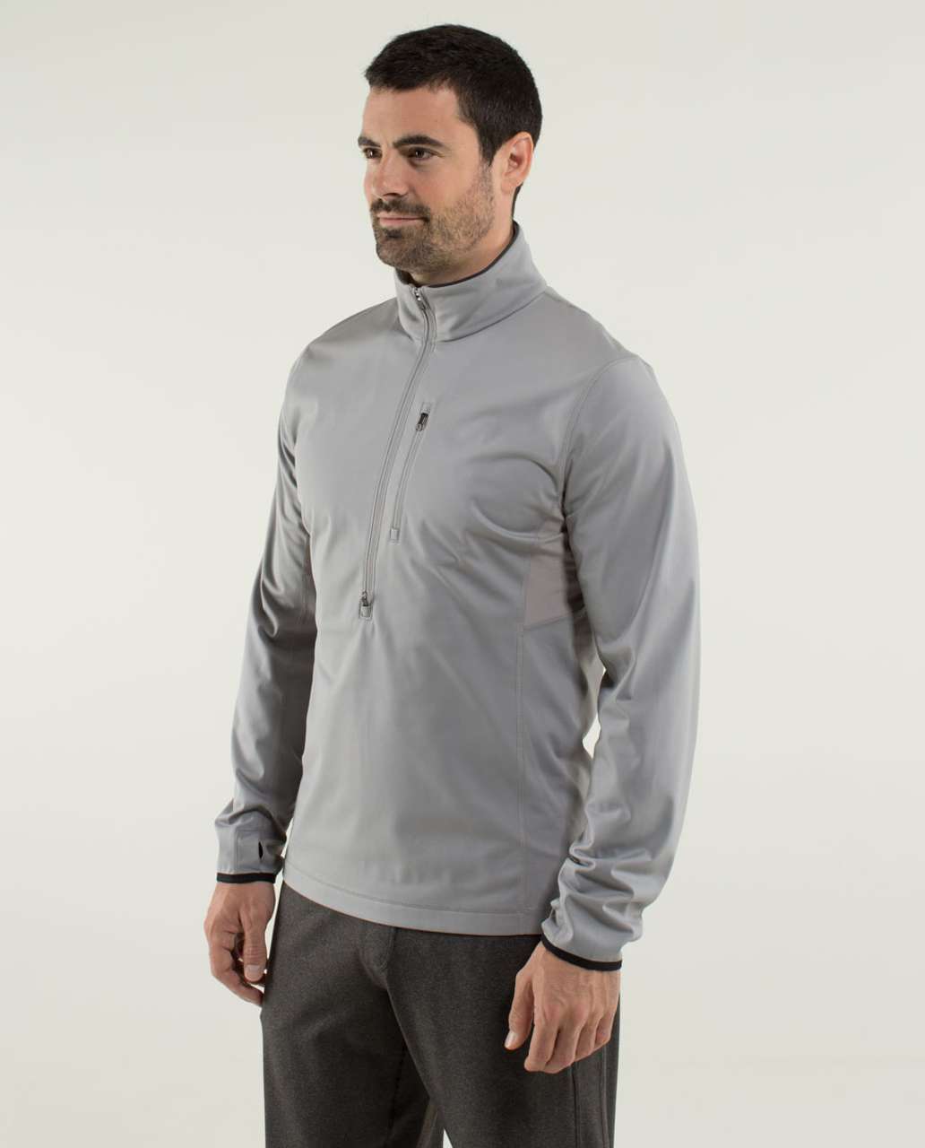 Lululemon Barricade 1/2 Zip - Ambient Grey