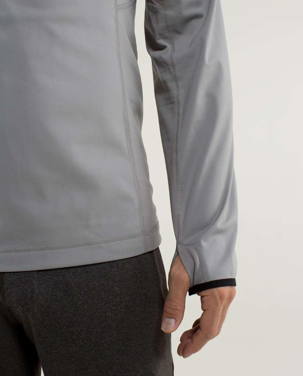 Lululemon Barricade 1/2 Zip - Ambient Grey - lulu fanatics