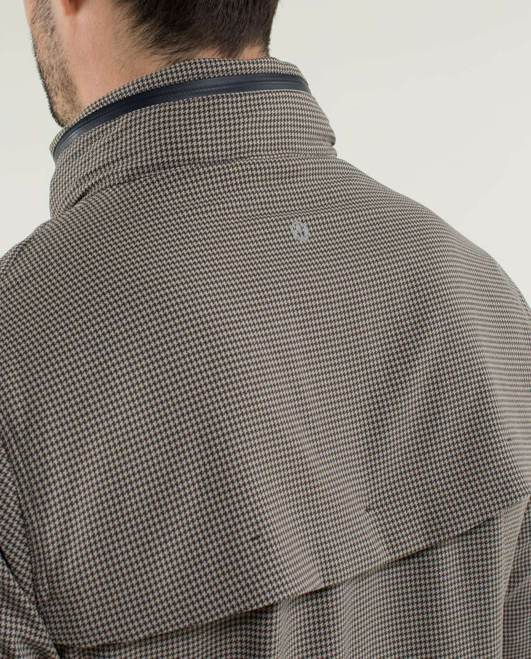 Lululemon Relay Jacket - Houndstooth Swift Mojave Tan / Soot / Inkwell