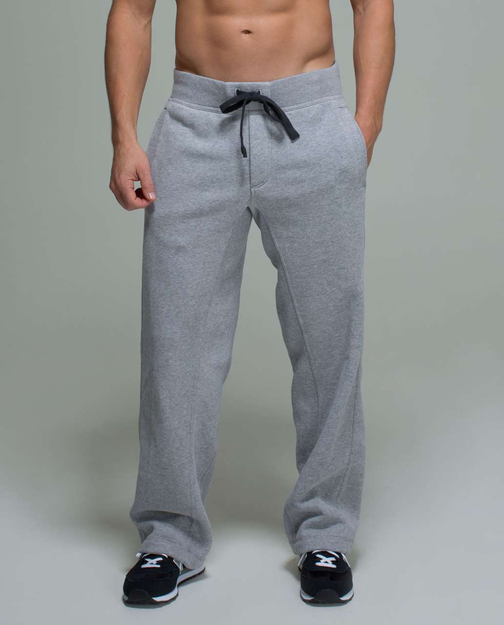 Lululemon Find Your Mantra Pant - Heathered Medium Grey / Heathered Dark  Grey - lulu fanatics