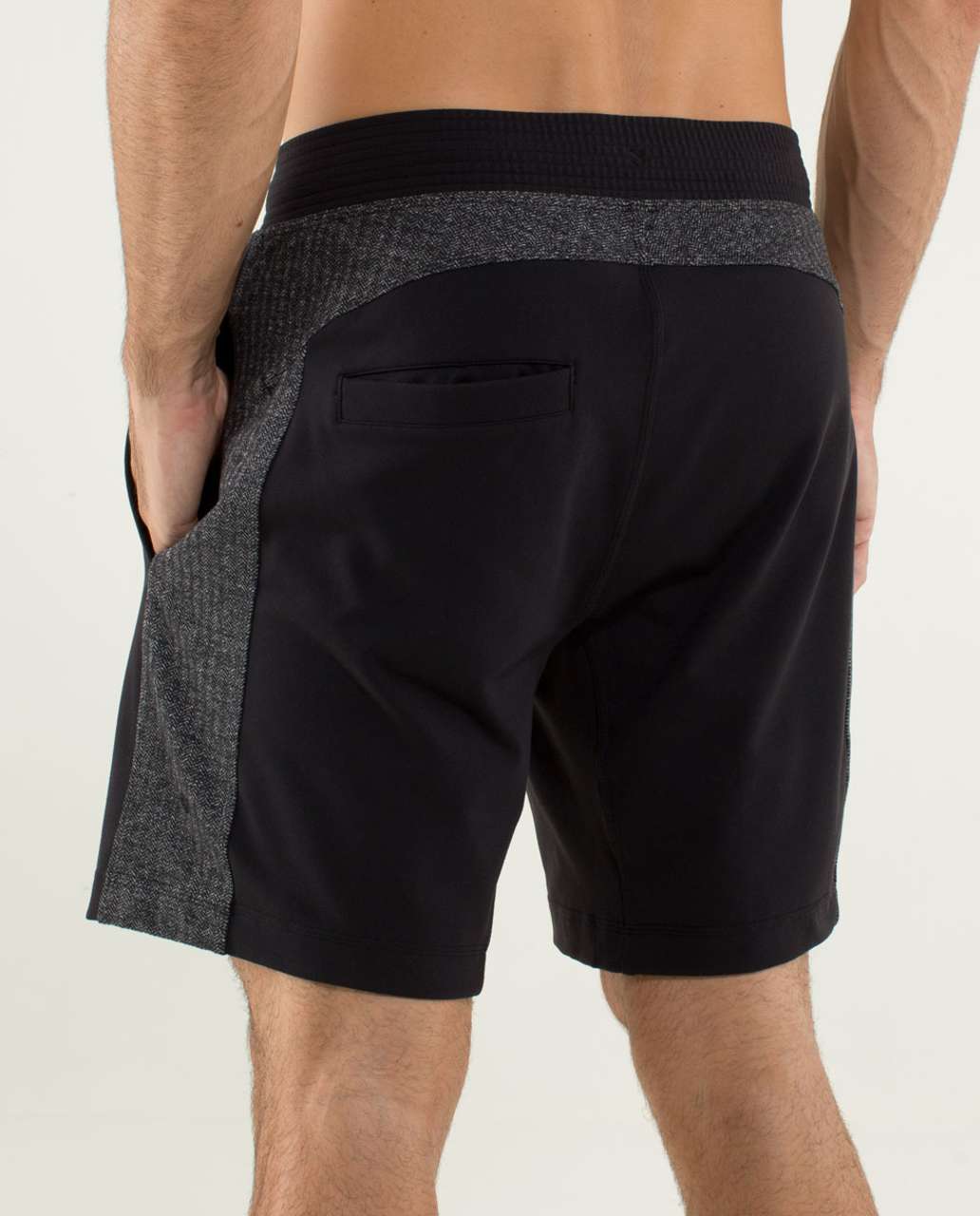 Lululemon Anti-Gravity Short - Black / Heathered Herringbone Heathered Black Black