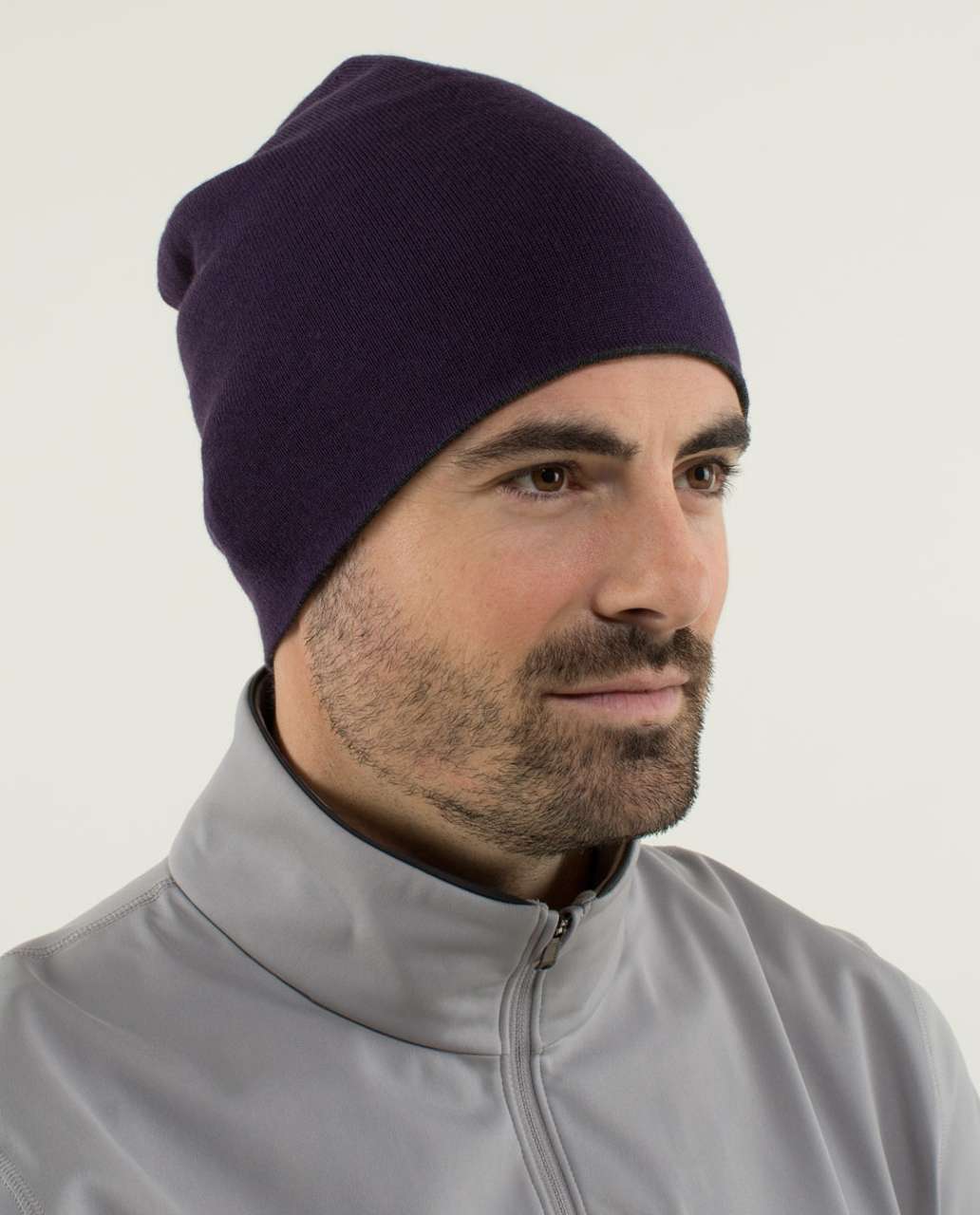 Lululemon Alltown Toque - Deep Zinfandel / Heathered Dark Grey