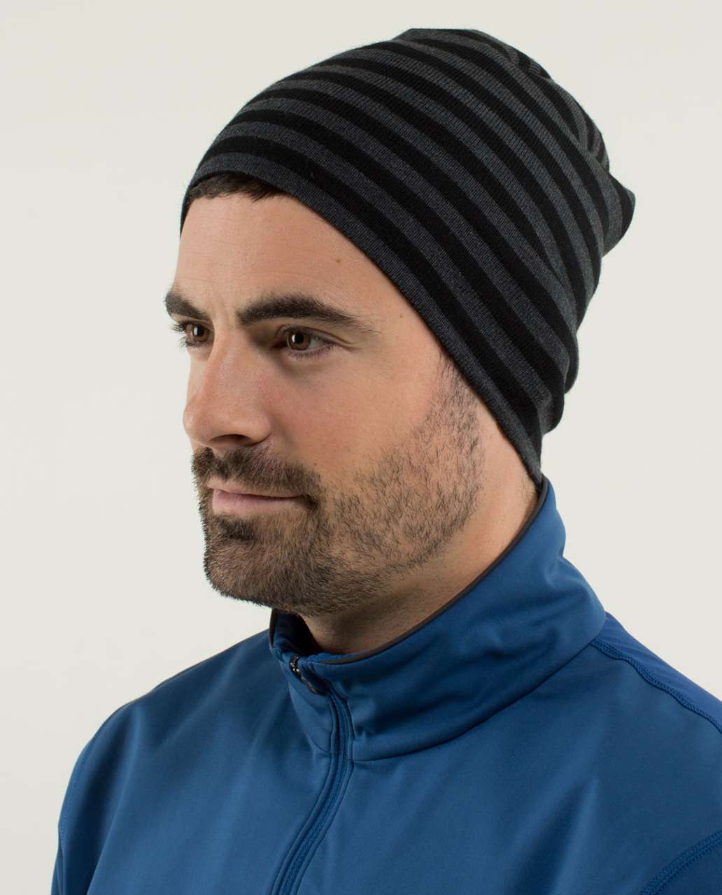 Lululemon Alltown Toque - Black / Heathered Dark Grey