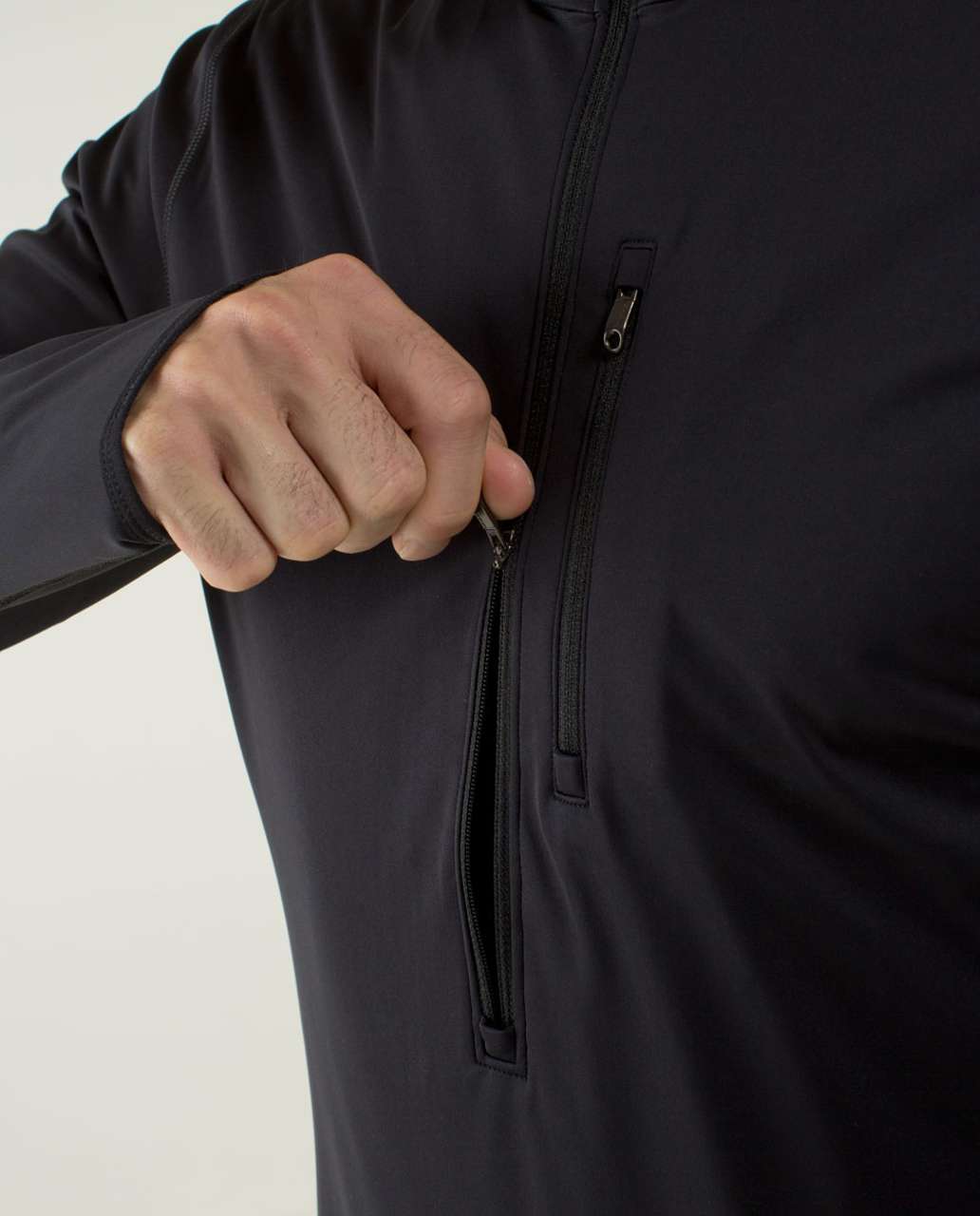 Lululemon Barricade 1/2 Zip - Black