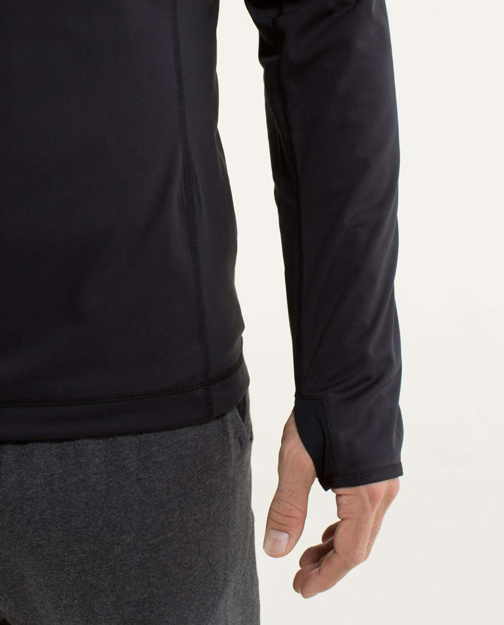 Lululemon Barricade 1/2 Zip - Black - lulu fanatics