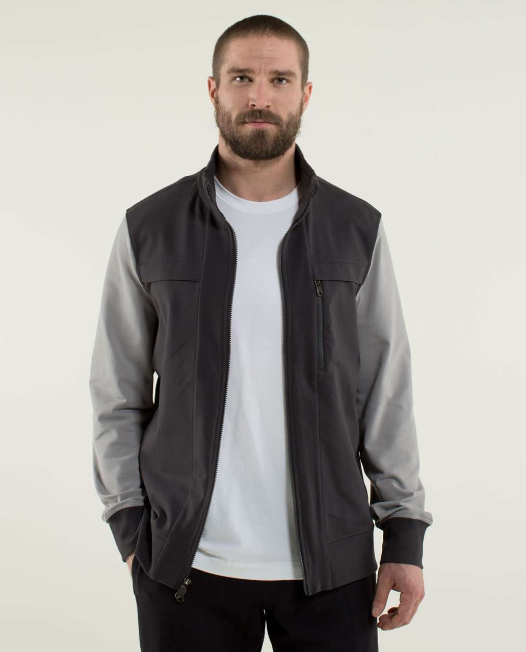 Jacket man Grafity dark gray