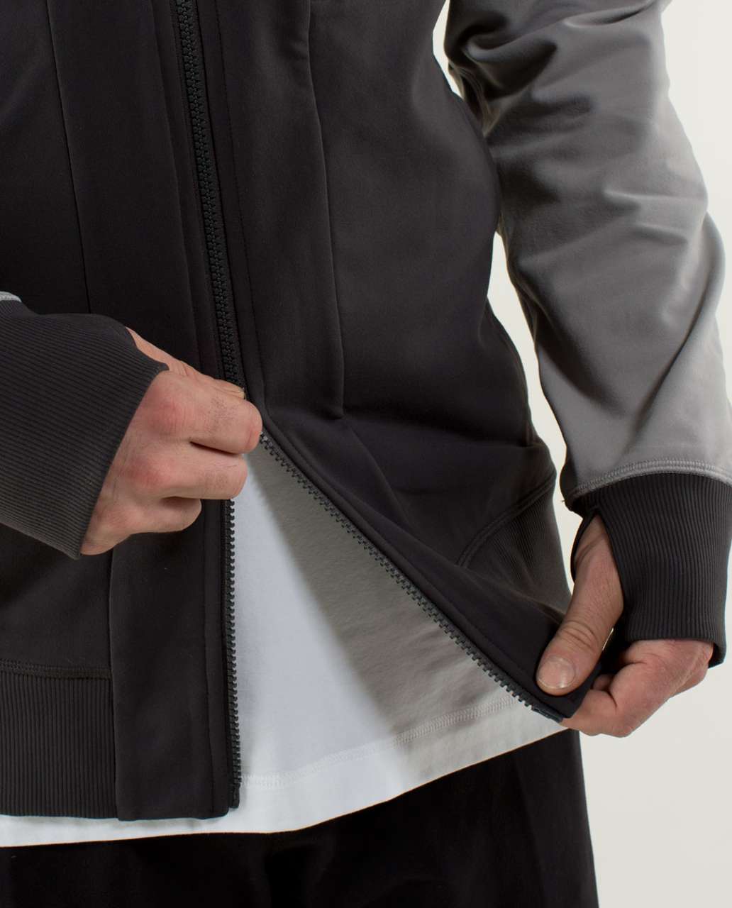 Lululemon Post Gravity Jacket - Soot / Ambient Grey