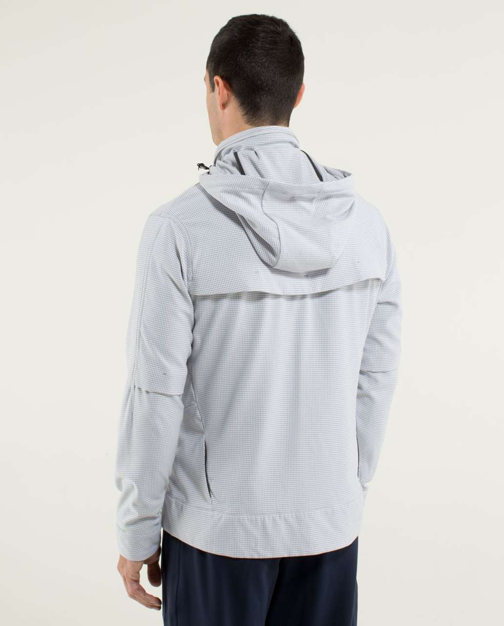 Lululemon Relay Jacket - Houndstooth Swift Silverslate / Soot