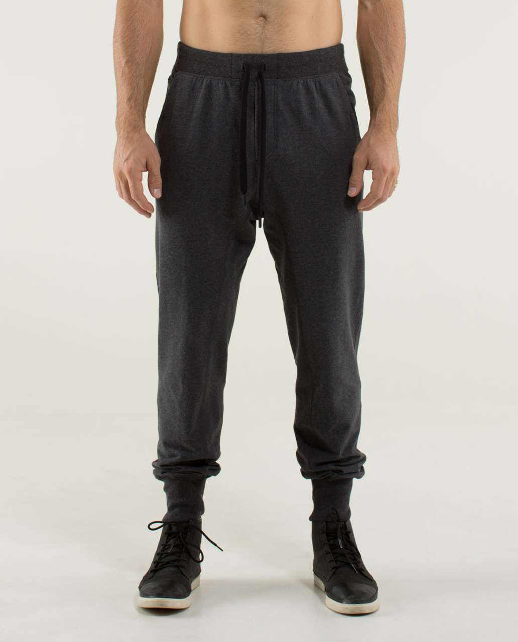 Lululemon All Town Pant - Heathered Black / Heathered Black - lulu fanatics