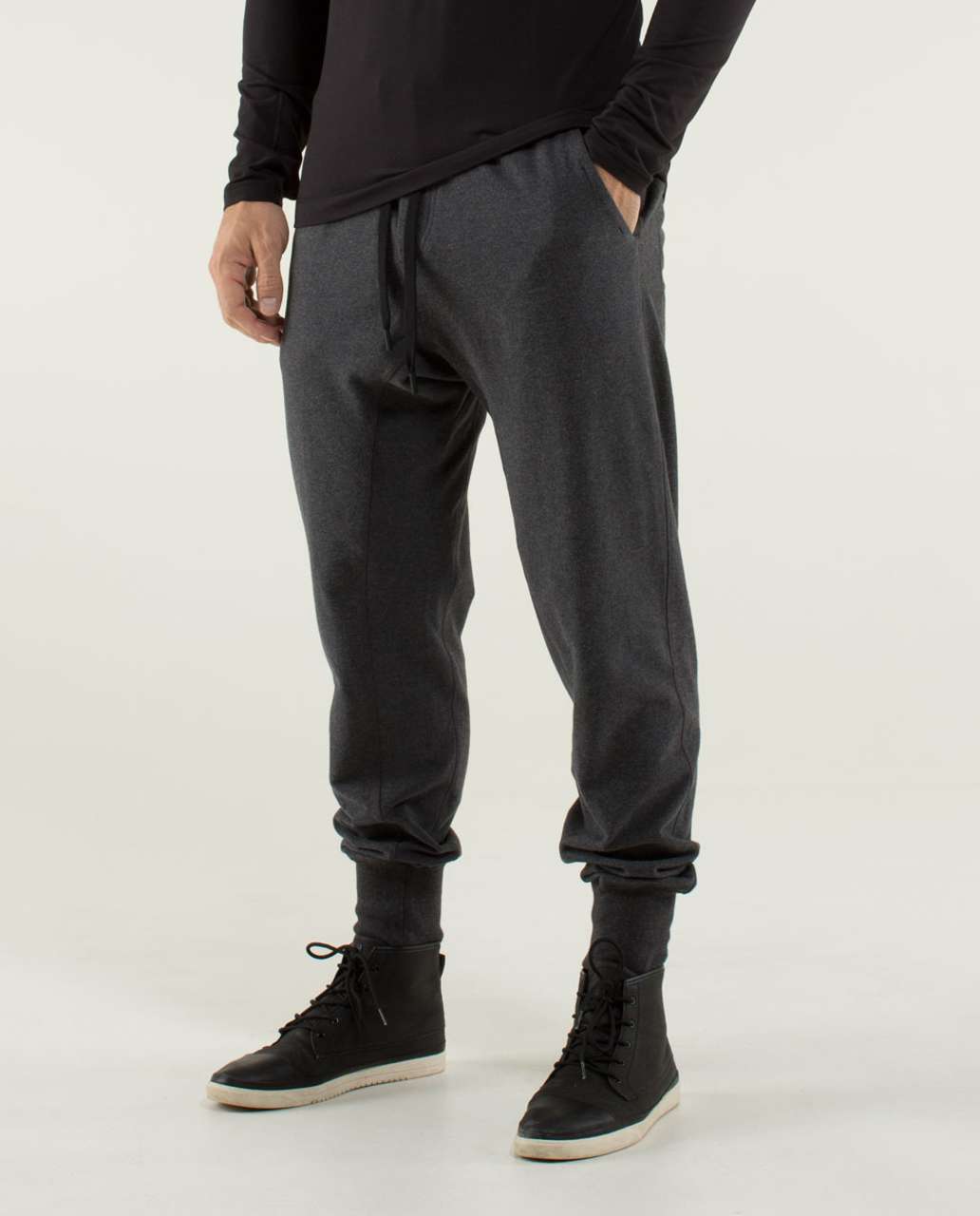 Lululemon All Town Pant - Heathered Black / Heathered Black