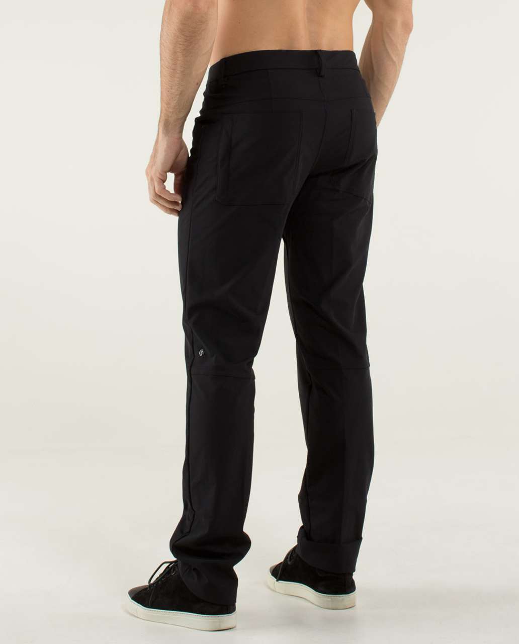 Lululemon Mission Pant (Tall) - Black / Ambient Grey