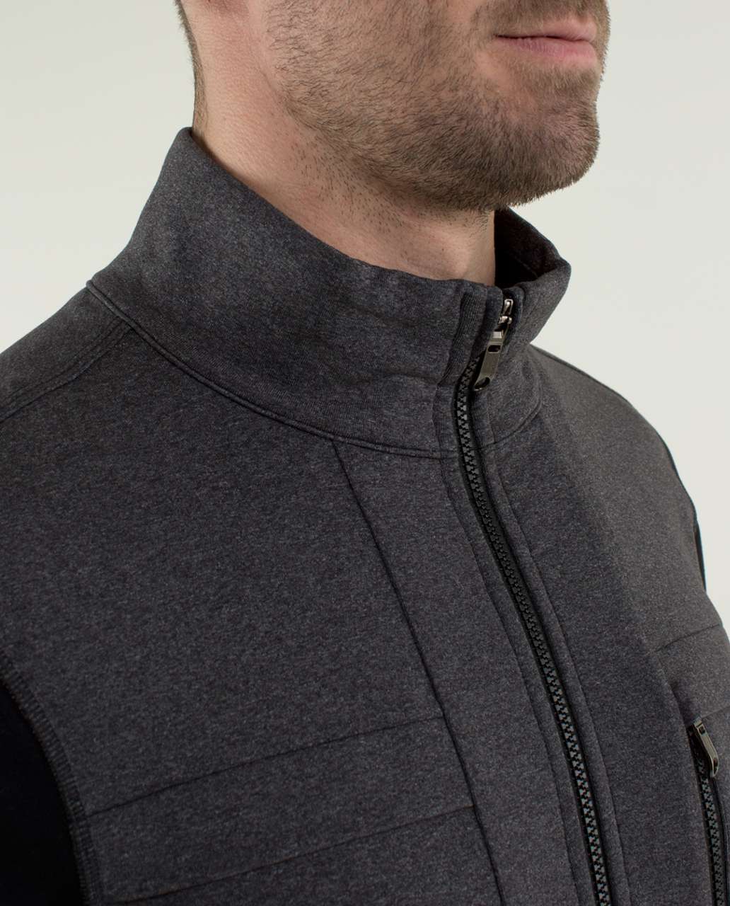 Lululemon Post Gravity Jacket - Heathered Black / Black