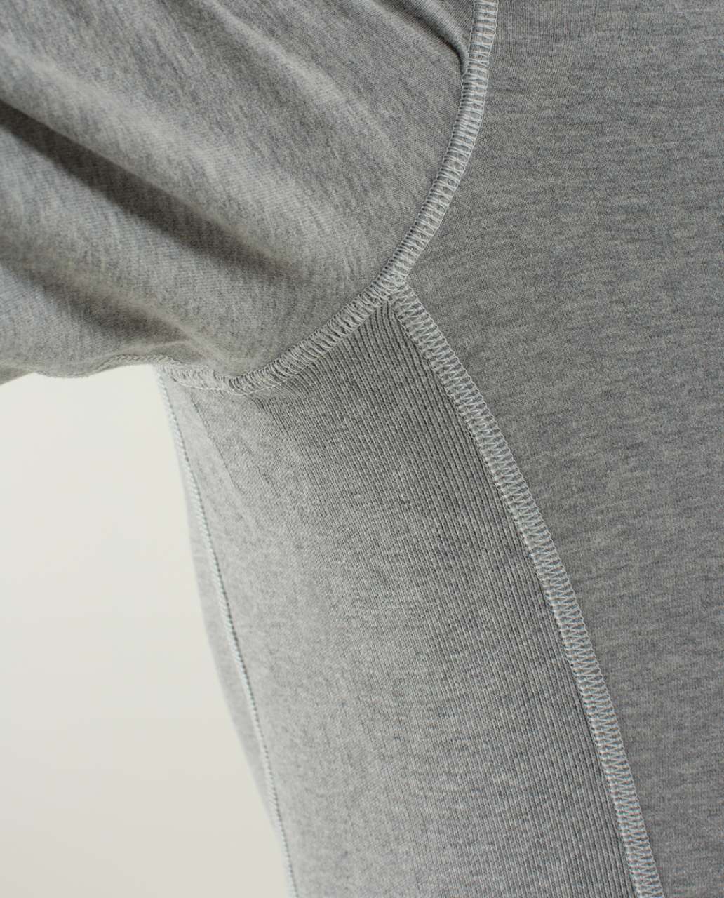 Lululemon All Town Crew Long Sleeve - Heathered Medium Grey / Ambient Grey