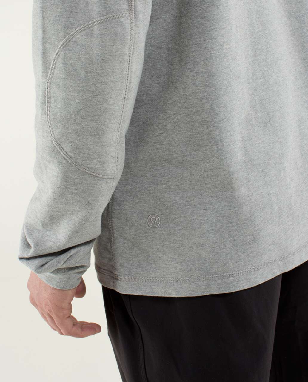 Lululemon All Town Henley - Heathered Medium Grey / Ambient Grey