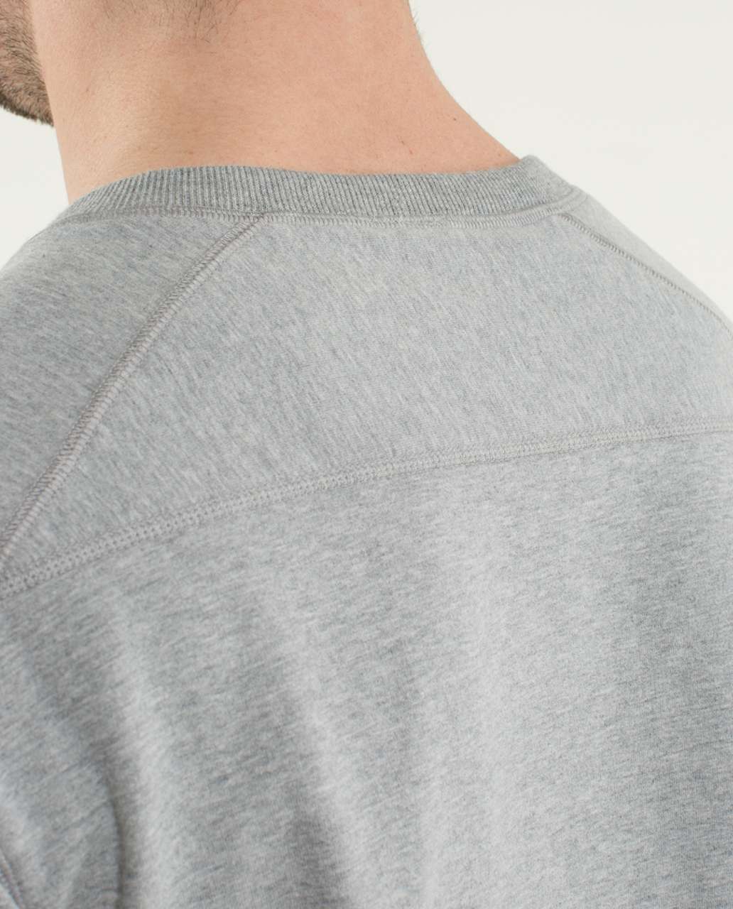 Lululemon All Town Henley - Heathered Medium Grey / Ambient Grey