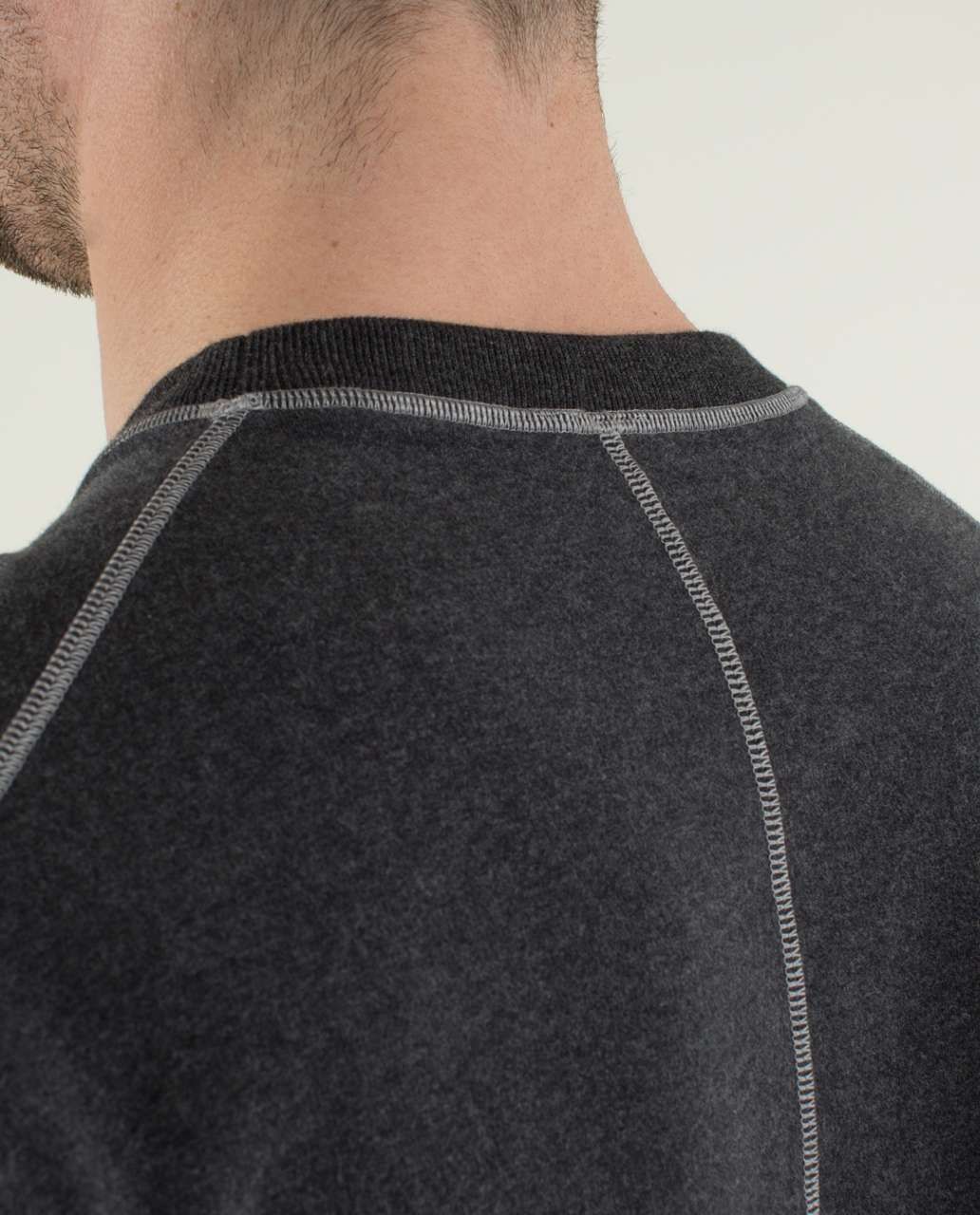 Lululemon All Town Crew Long Sleeve - Heathered Black