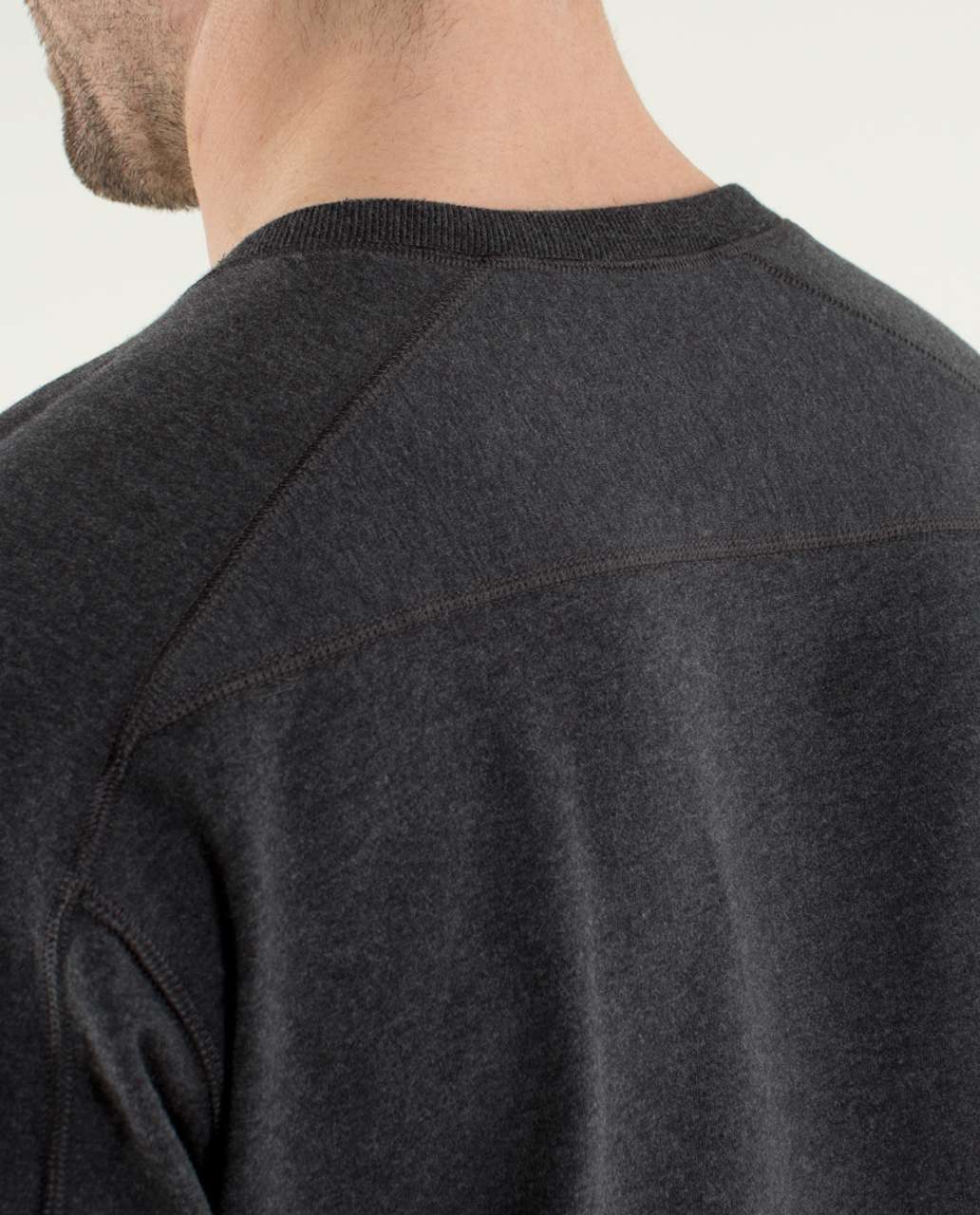 Lululemon All Town Henley - Heathered Black