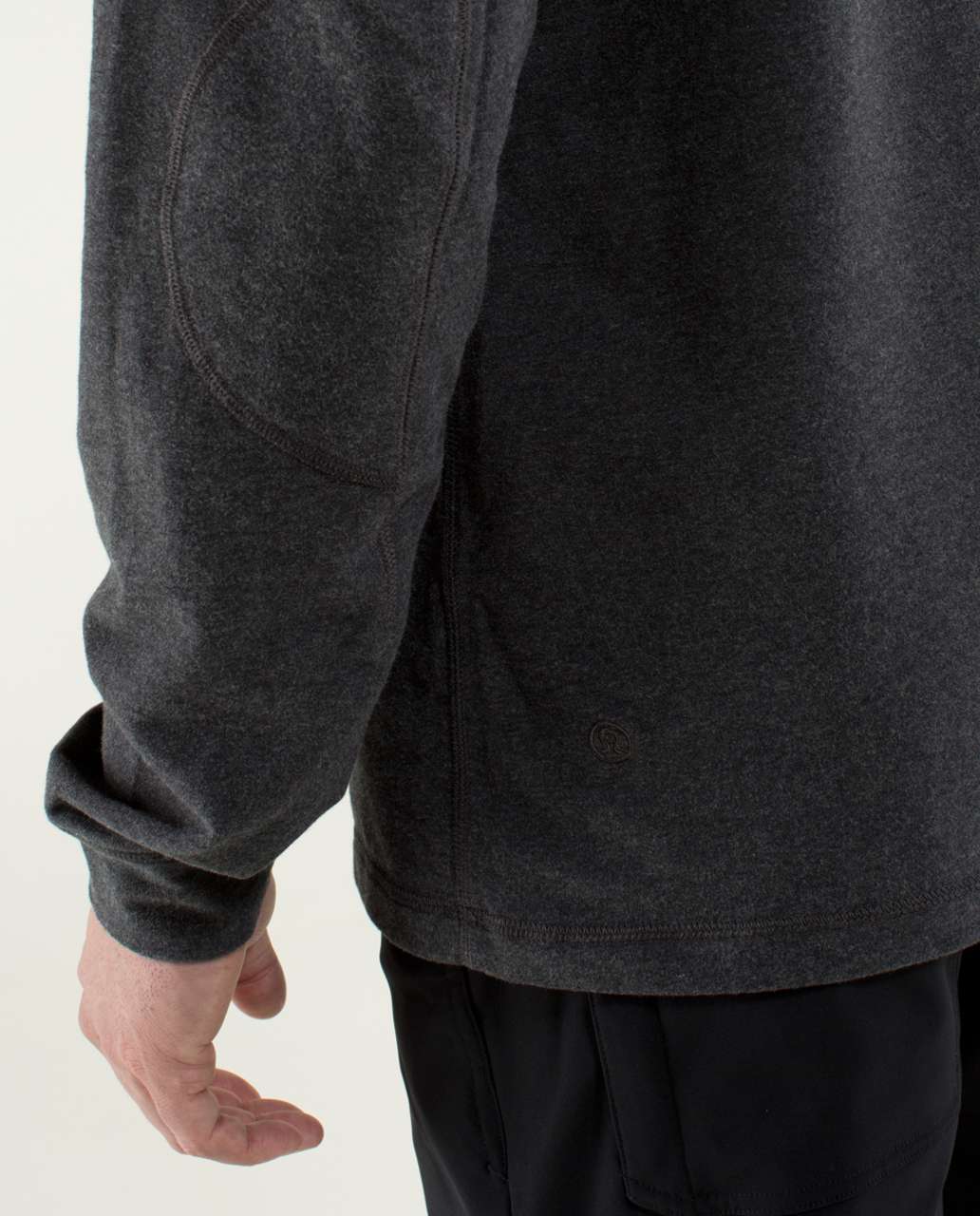 Lululemon All Town Henley - Heathered Black