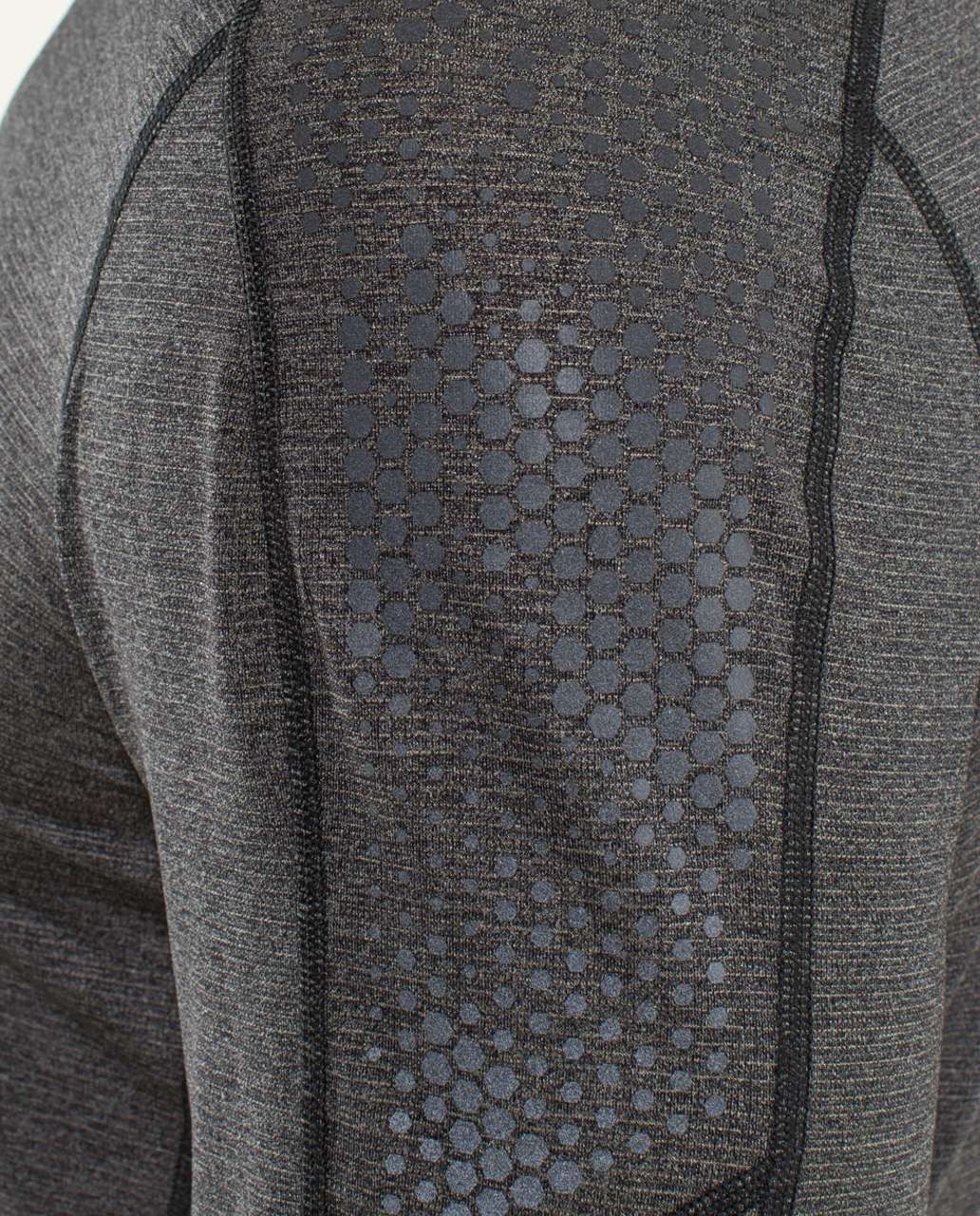 Lululemon Triple X Long Sleeve - Heathered Black / Black