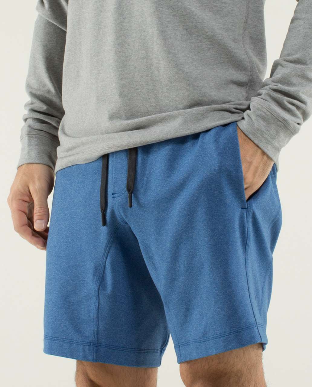 Lululemon Anti-Gravity Short - Heathered Rugged Blue