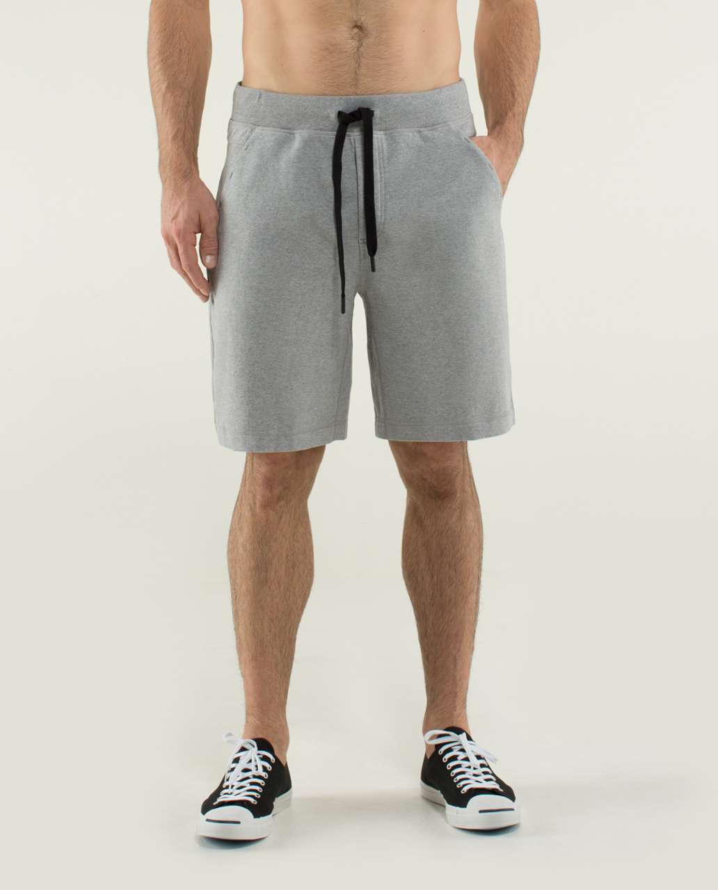 Lululemon All Town Short - Heathered Medium Grey / Heathered Medium Grey / Ambient Grey