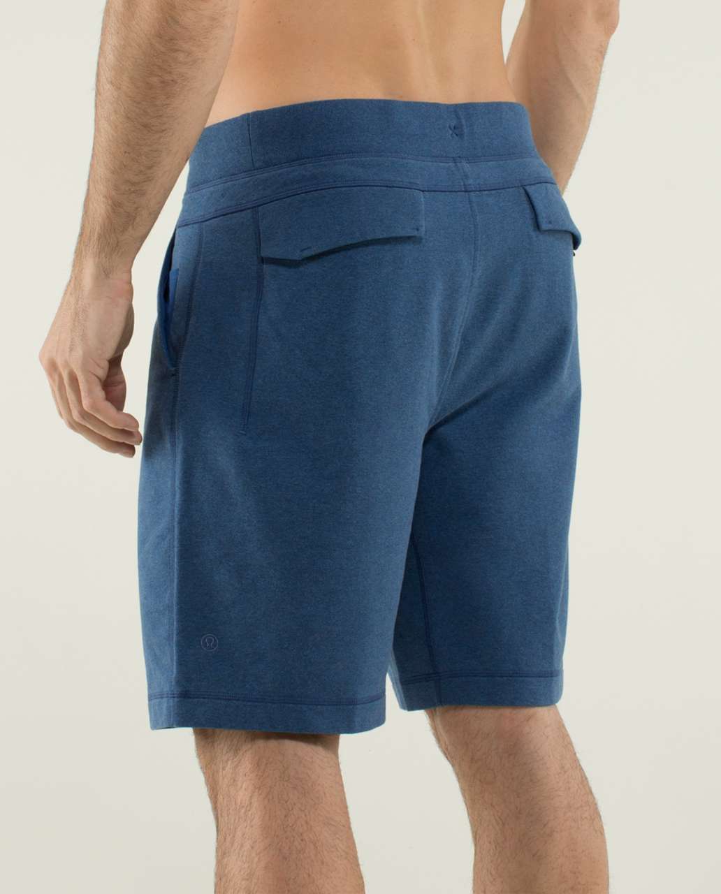 Lululemon All Town Short - Heathered Rugged Blue / Inkwell / Rugged Blue