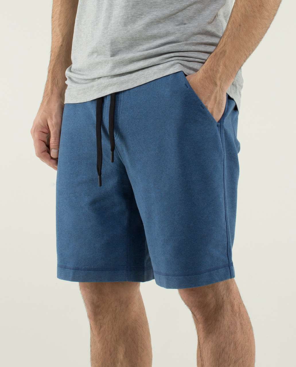 Lululemon All Town Short - Heathered Rugged Blue / Inkwell / Rugged Blue