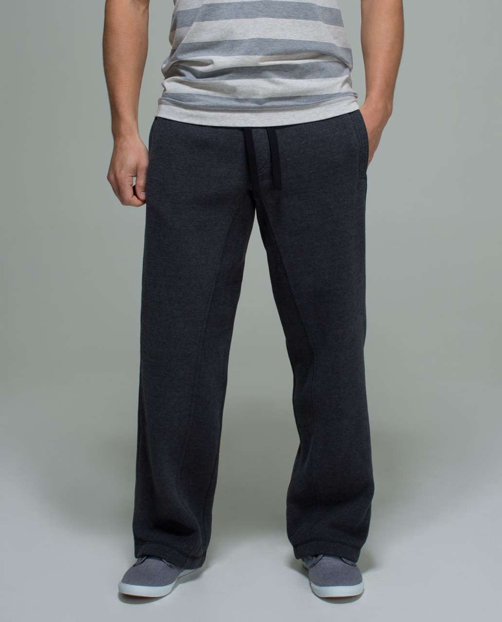 Lululemon Post Gravity Pant (Regular) - Heathered Black / Black