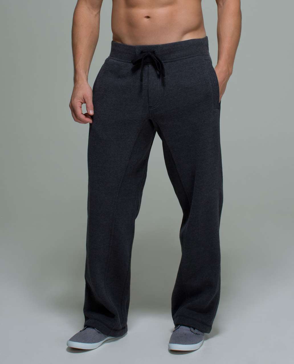 Lululemon Post Gravity Pant (Tall) - Heathered Black / Black