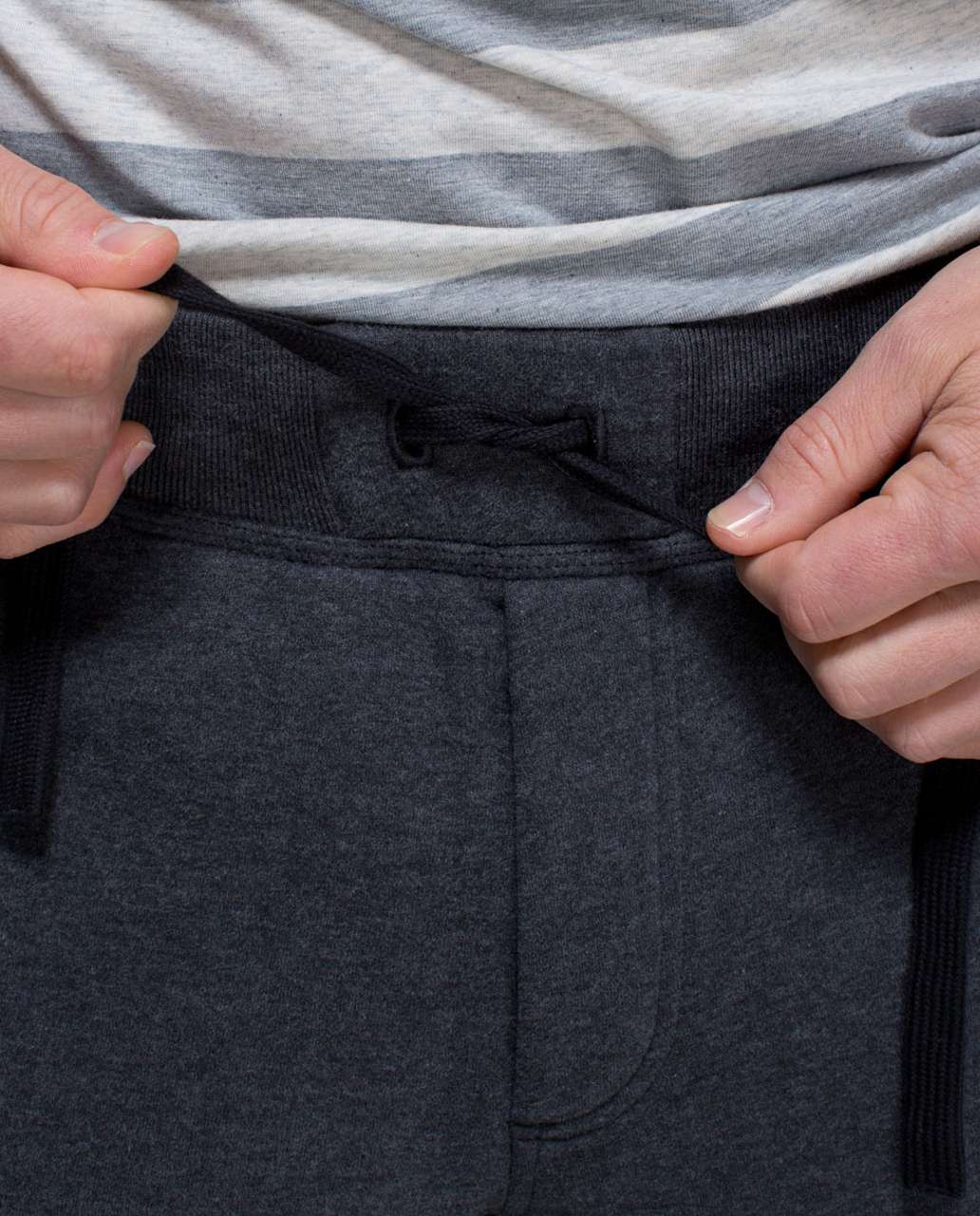 Lululemon Post Gravity Pant (Tall) - Heathered Black / Black