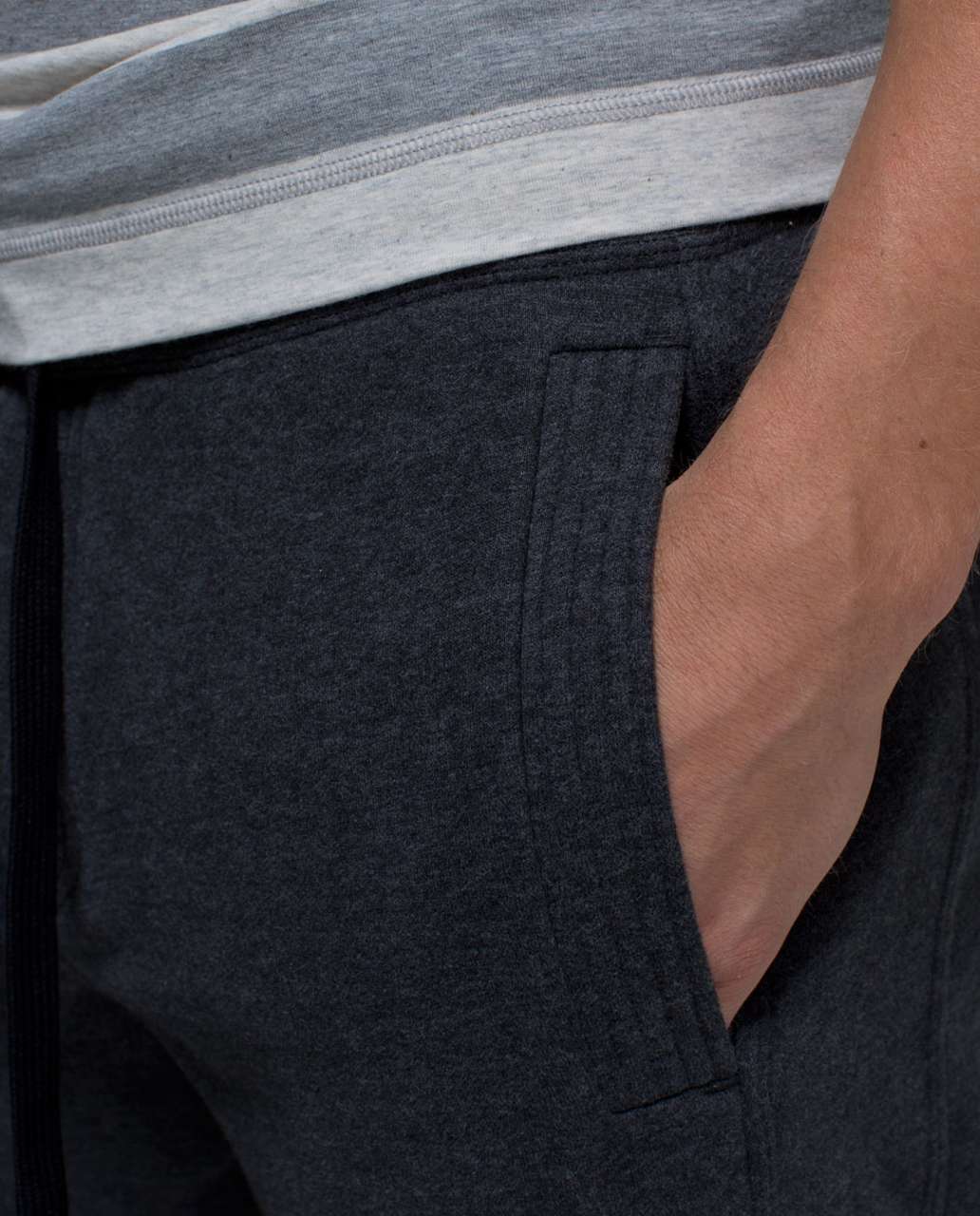 Lululemon Post Gravity Pant (Tall) - Heathered Black / Black