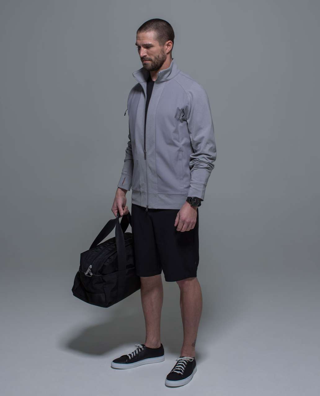 Lululemon Tactic Jacket - Heathered Medium Grey / Ambient Grey