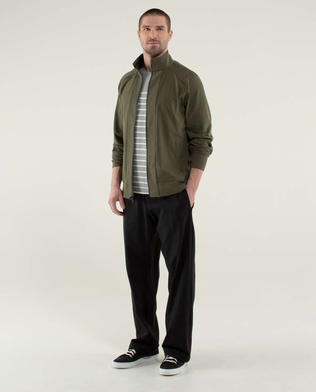 Lululemon Tactic Jacket - Fatigue Green / Soot