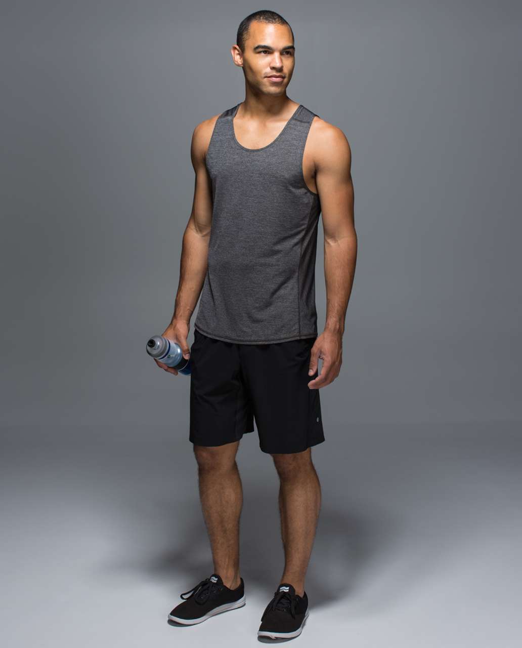 Lululemon Open Air Singlet - Heathered Black