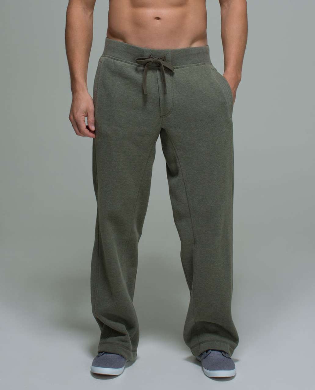 Lululemon Post Gravity Pant (Regular) - Heathered Fatigue Green / Fatigue Green